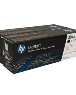 HP 304A Black Toner Cartridge (Dual Pack)