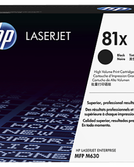 HP 81X Toner Cartridge, Black