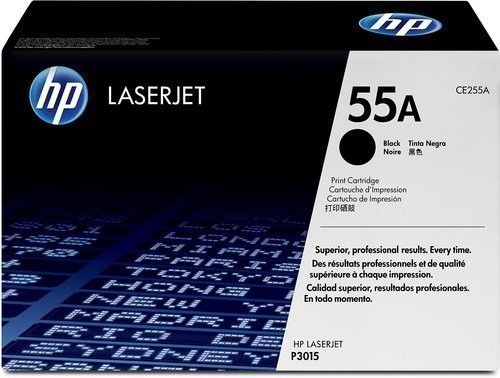 HP CE255A 55A Toner Cartridge, Black