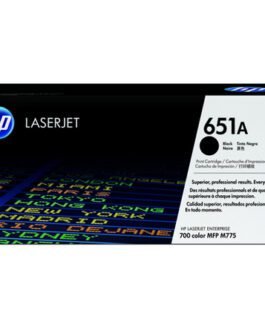 HP CE340A 651A Toner Cartridge, Black