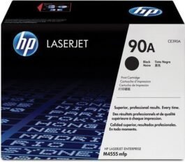 HP CE390A 90A Toner Cartridge, Black