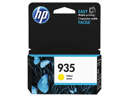 HP Officejet 935 Ink Cartridge, Yellow, (C2P22AA)