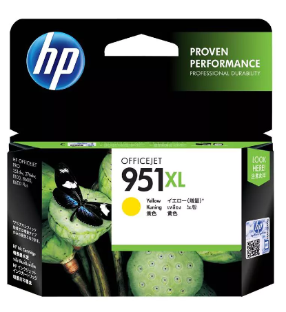 HP Officejet 951XL Yellow Ink Cartridge (CN048AA)