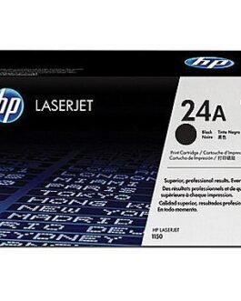 HP Q2624A 24A Toner Cartridge, Black