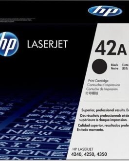 HP Q5942A 42A Toner Cartridge, Black