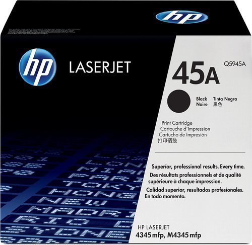 HP Q5945A 45A Toner Cartridge, Black