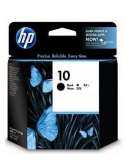 HP 10 Black Ink Cartridge, 69ml