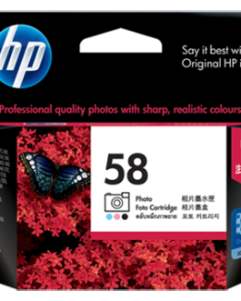 HP 58 Ink Cartridge, Photo Tri Color