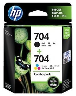 HP 704 Black Color Ink Cartridge Combo Pack