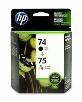 HP 74 Black 75 Tri-Color Combo Pack Ink Cartridge