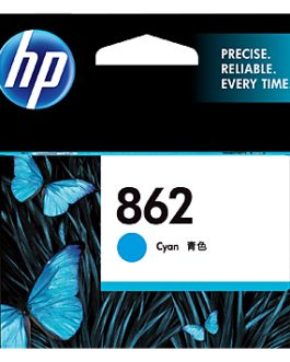 HP 862 Cyan Ink Cartridge