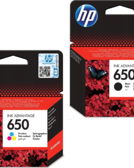 HP 650 Ink Advantage (Combo Pack) Black + Tri-Color