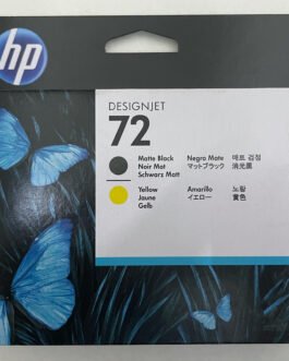 HP 72 Matte Black and Yellow Printhead