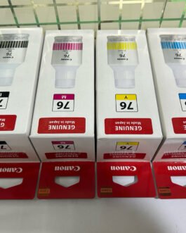 Original ink Canon Pixma GI-76 set of 4 Bottle (Bk/Y/C/M)