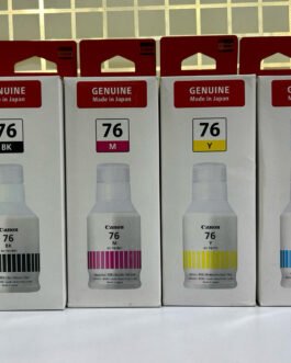 Original ink Canon Pixma GI-76 set of 4 Bottle (Bk/Y/C/M)