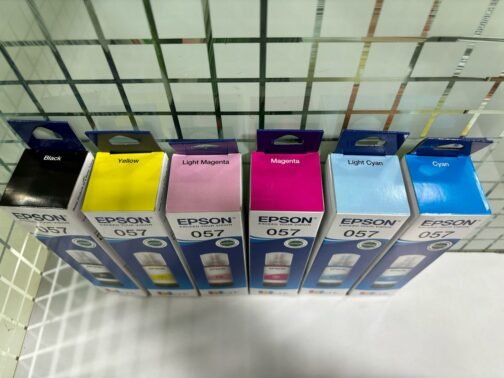 Original ink Epson 057 set of 6 bottle (B/Y/M/C/LC/LM) - Image 2