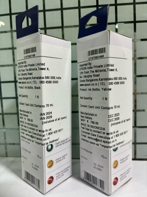 Original ink Epson 057 set of 6 bottle (B/Y/M/C/LC/LM) - Image 3