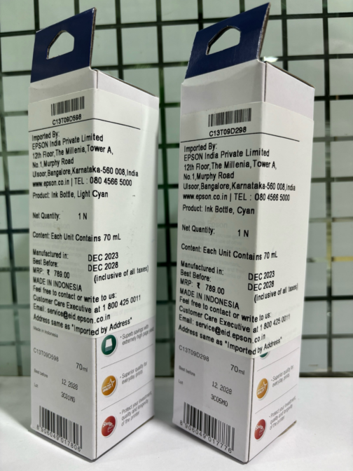 Original ink Epson 057 set of 6 bottle (B/Y/M/C/LC/LM) - Image 4