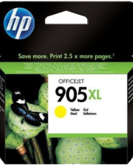 HP Officejet 905XL Ink Cartridge, Yellow (T6M13YAA)