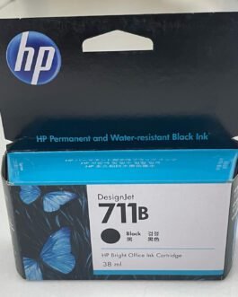 HP DesignJet 711B Black Ink Cartridge, 38ml (3WX00A)