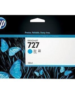 HP DesignJet 727 / 727B Cyan Ink Cartridge, 130ml (B3P19A)