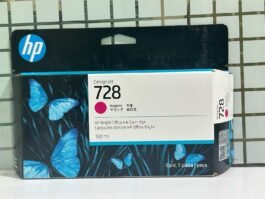 HP DesignJet 728 Magenta Ink Cartridge, 130ml (F9J66A)