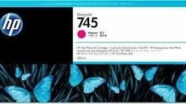 HP 745 300-ml DesignJet Magenta Ink Cartridge